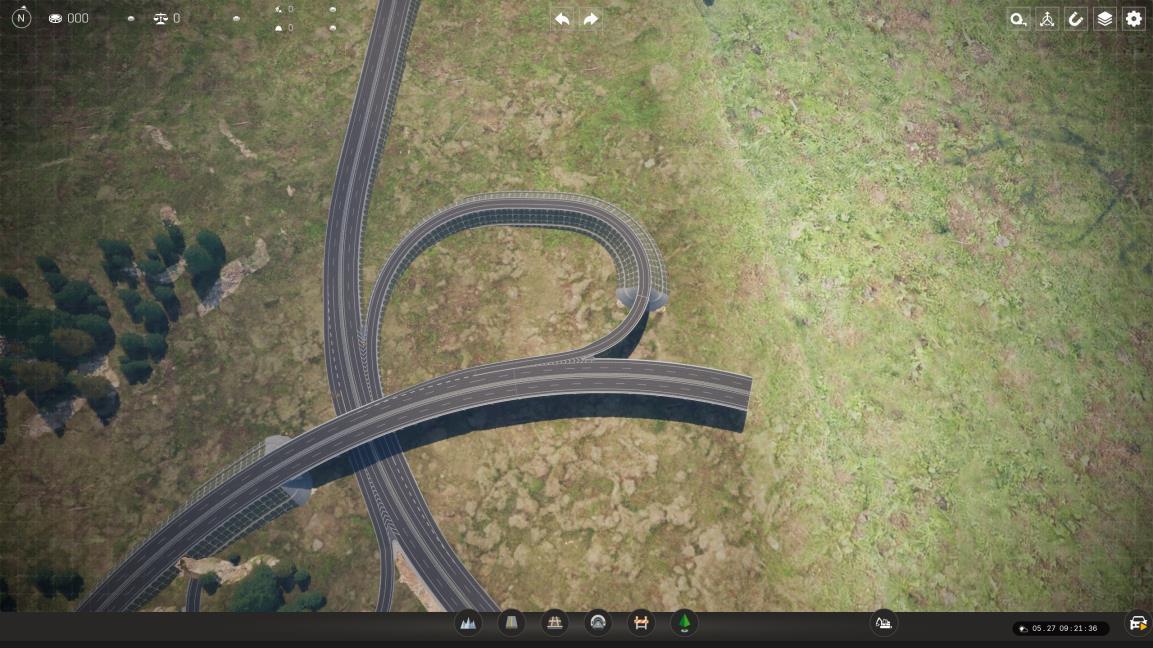 Final top-view result of the ovoid ramp